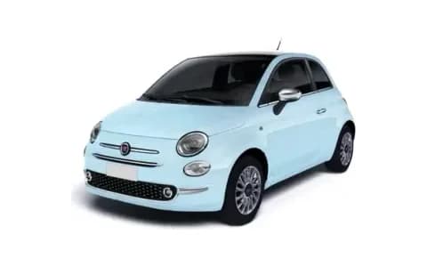 Fiat 500, the showroom photo